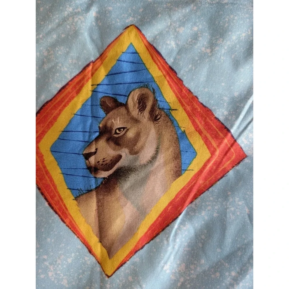 The Lion King Twin Sheet Set Blue Simba Timon Pumbaa Flat & Fitted Kidcore